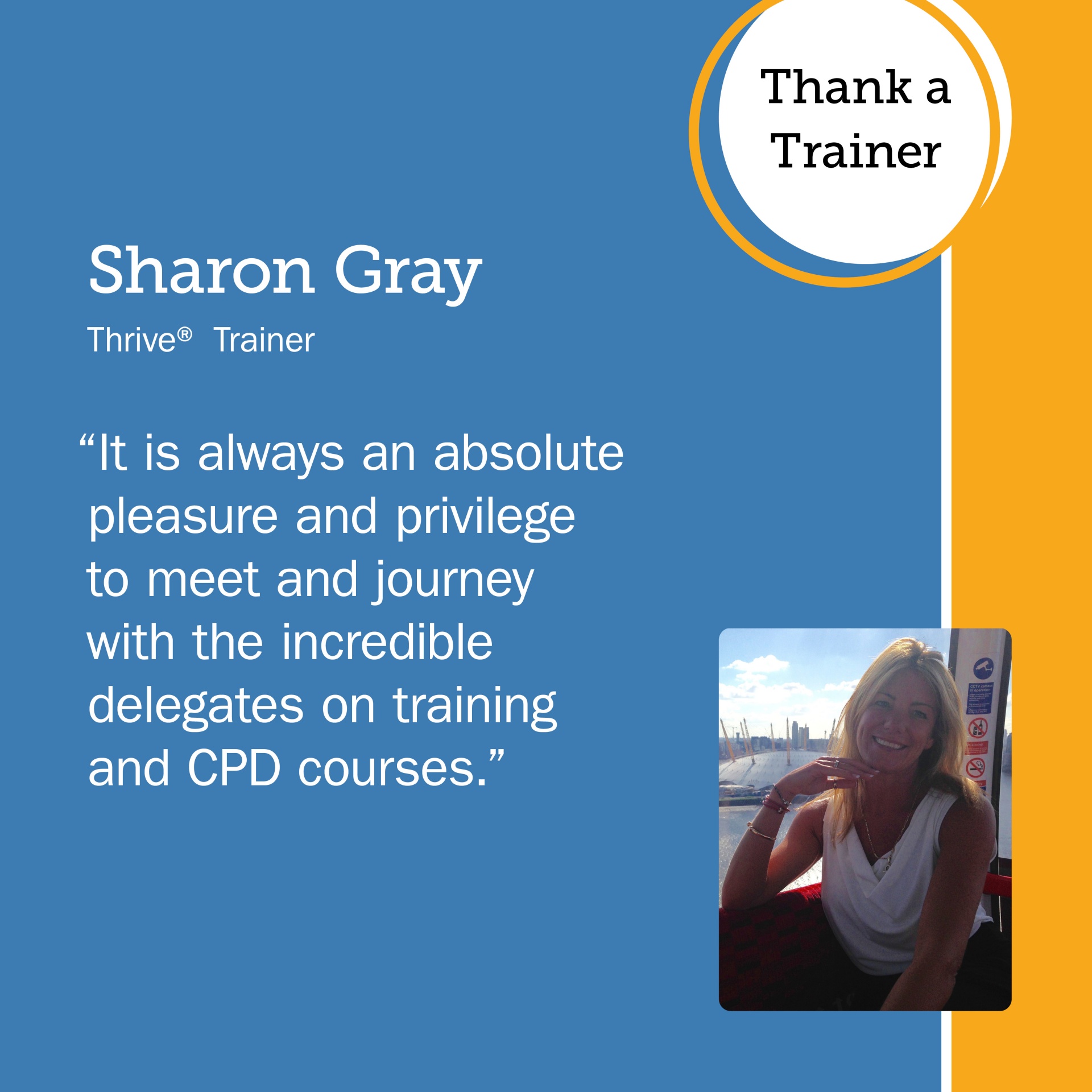 Thrive Trainer Barbra Davis